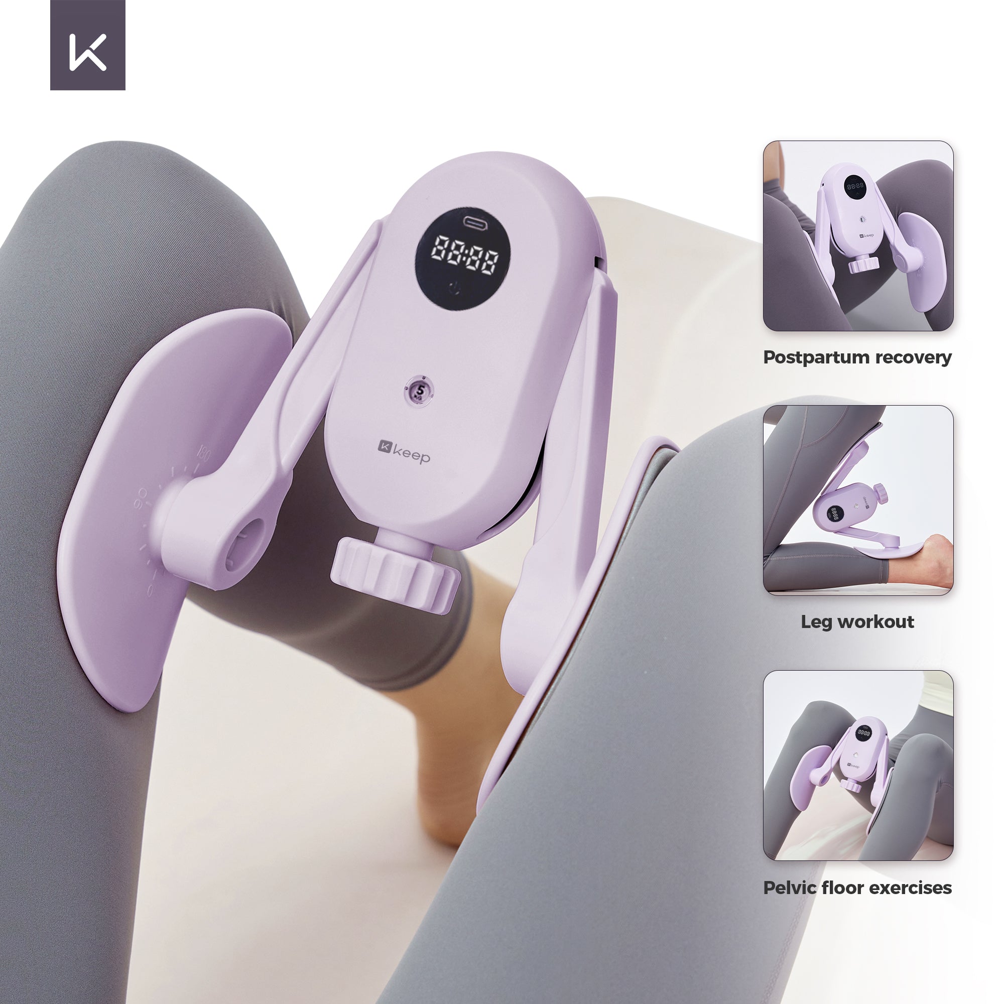 Inner Thigh Toner & Leg Exerciser - Pelvic Floor Muscle Trainer