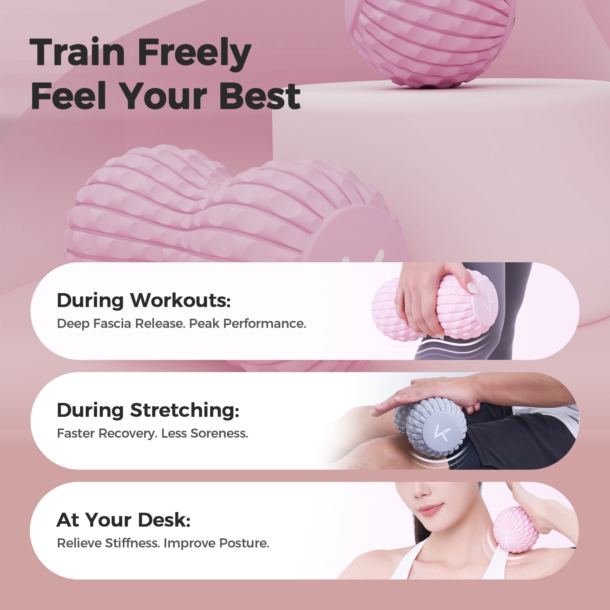 Vibrating Massage Ball - Design for Deep Tissue Massage