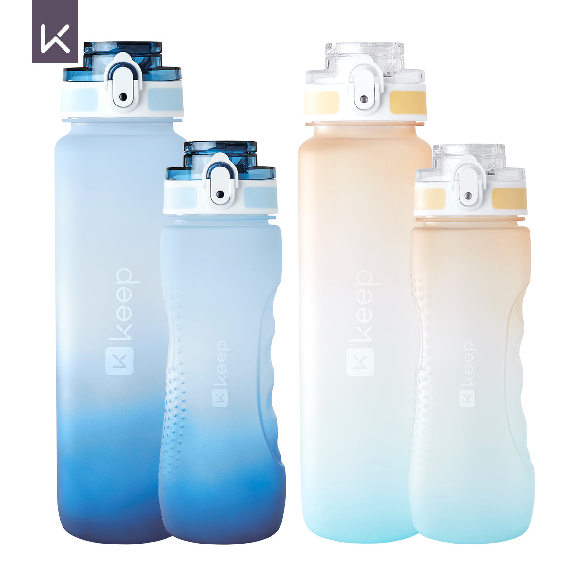 Multicolored Sports Water Bottle