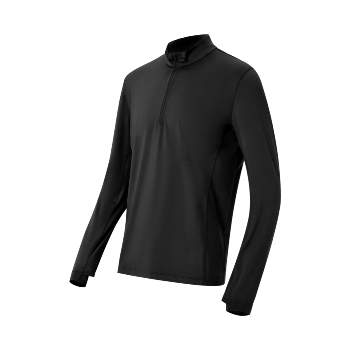 Men's Quick-Dry Half-Zip Long Sleeve Running T-shirt (T0035)