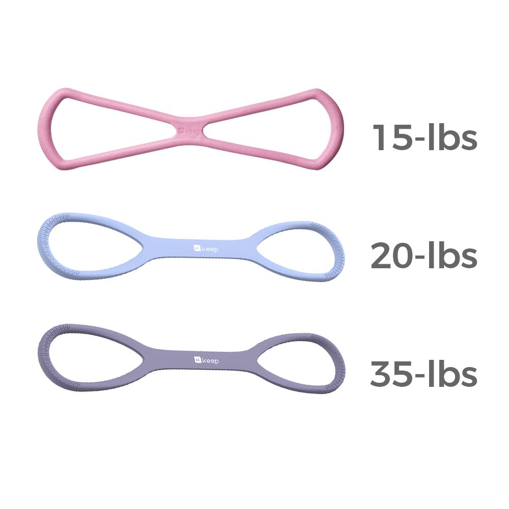 [3in1 Set] 8-Shaped Resistance Band