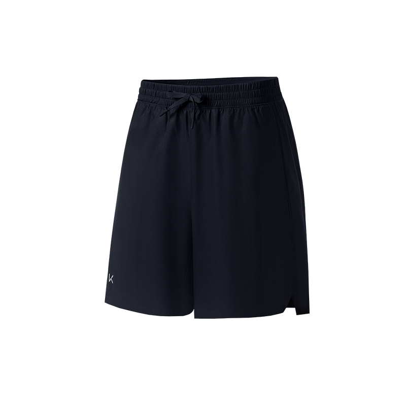 Men's Textured Four-Way Stretch Noise-Reducing Running Quarter-Length Shorts