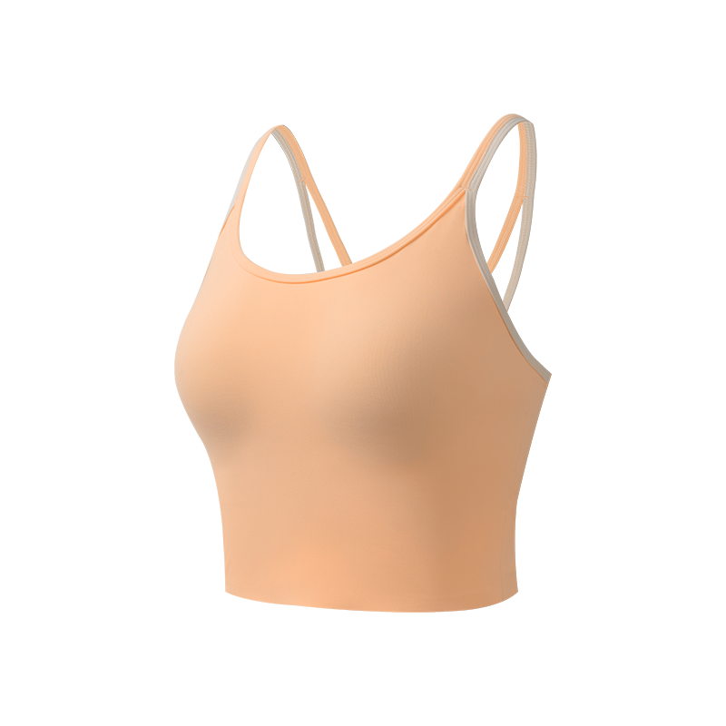 Soft Elastic Medium Support Tank Style Built-in Cup Beautiful Back Yoga Sports Bra (K24WB0001A)