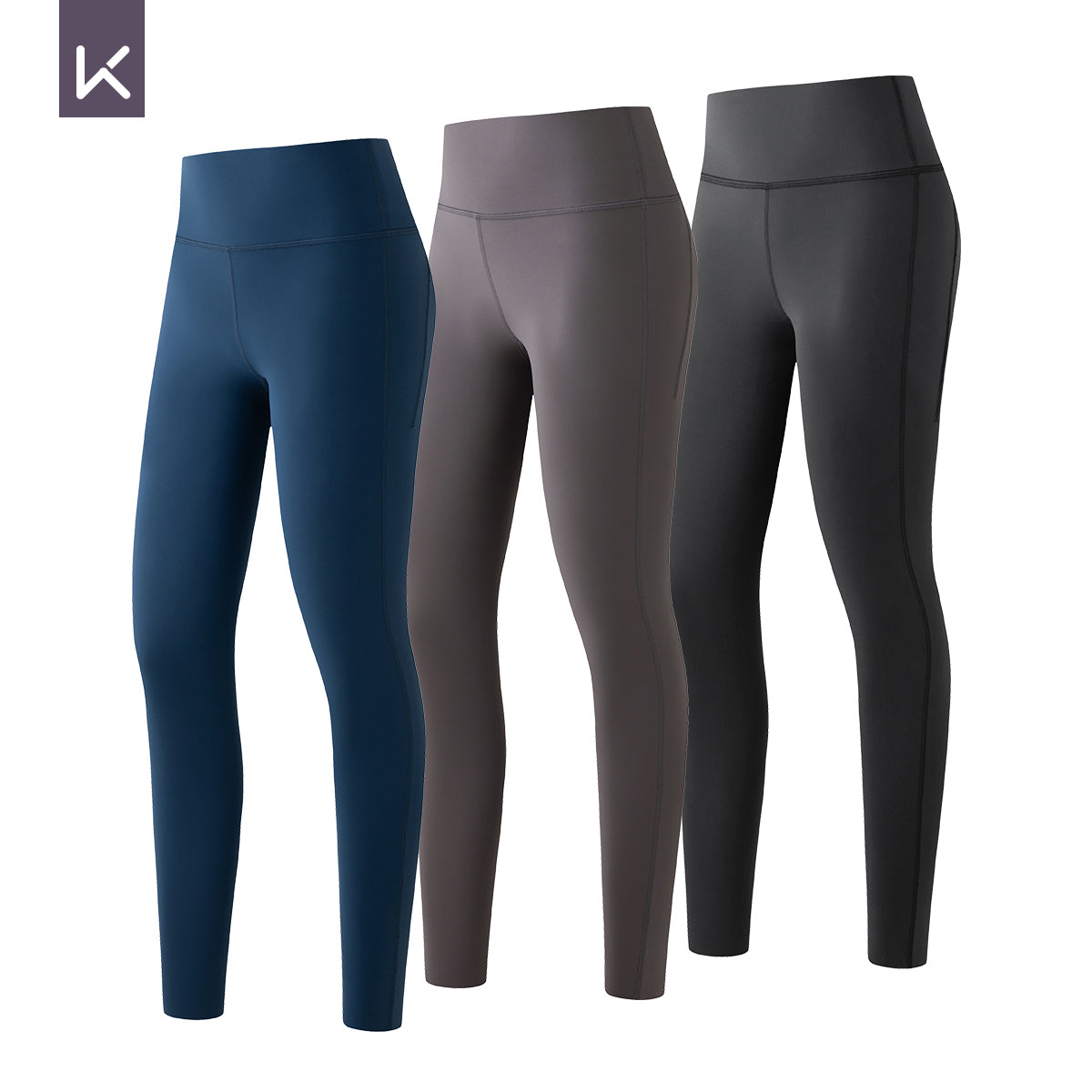 Soft Stretch High-Waisted Butt Lifting Bare-Feel Yoga Pants