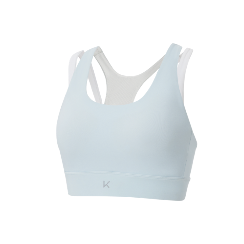 High-Support Fitness Sports Bra with Back Closure for Side Spillage (KB0010)